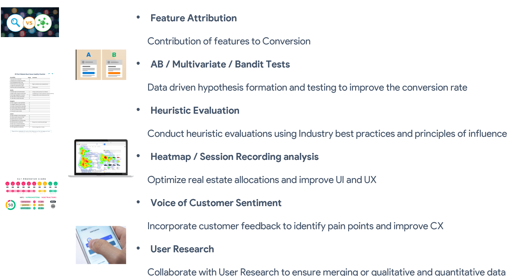 A/B test outcome with statistical readout